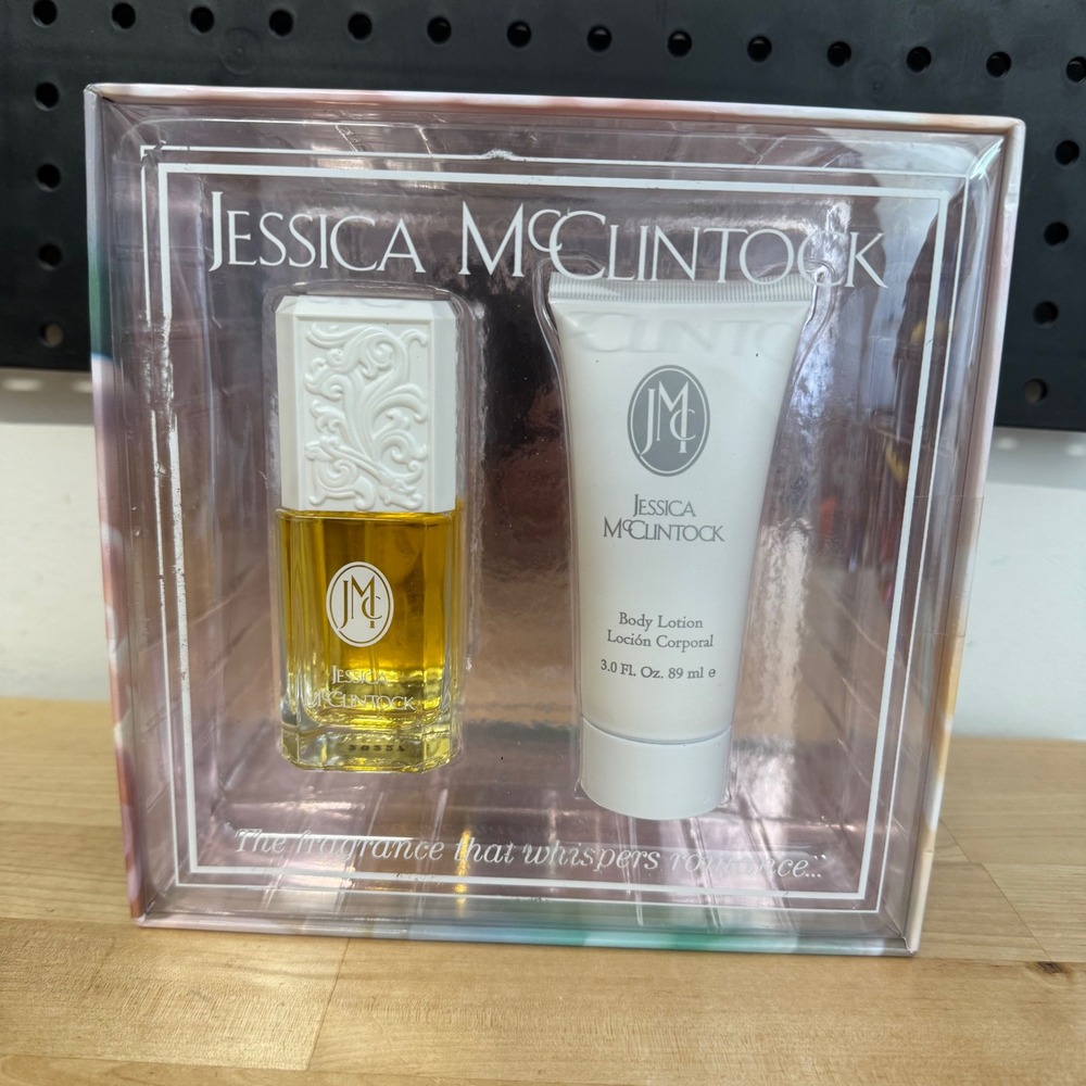 Jessica McClintock Fragrance Gift Set 1.7oz EDP Spray & 3.0oz Body Lotion NEW